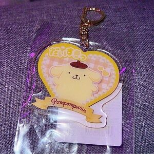 Sanrio 💛 Pompompurin Keychain Authentic Japan